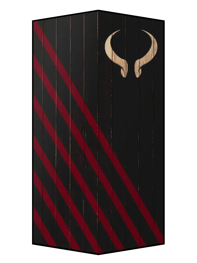 A stark Oksmun heraldic mark for the Okse Dominion.